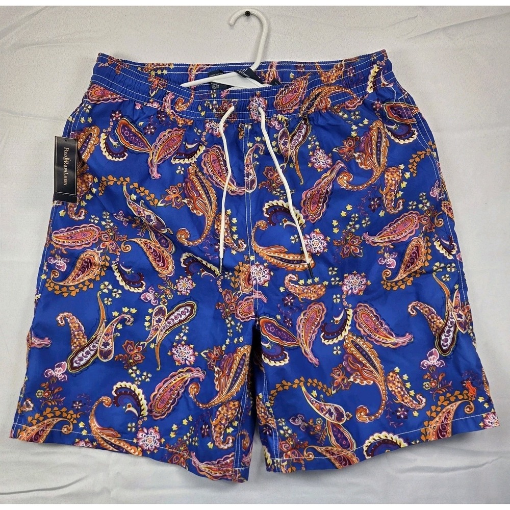 Polo Ralph Lauren Swim Trunk's Men's Size 2XL 9" Inseam Shorts Drawstring